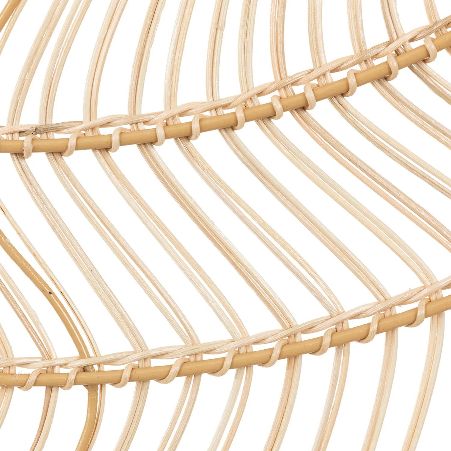 Round Rattan Wall Mirror - Image 5
