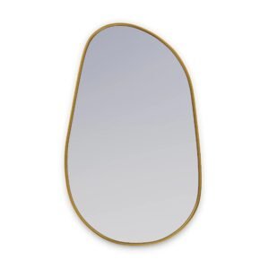 Oval Gold Wall Mirror